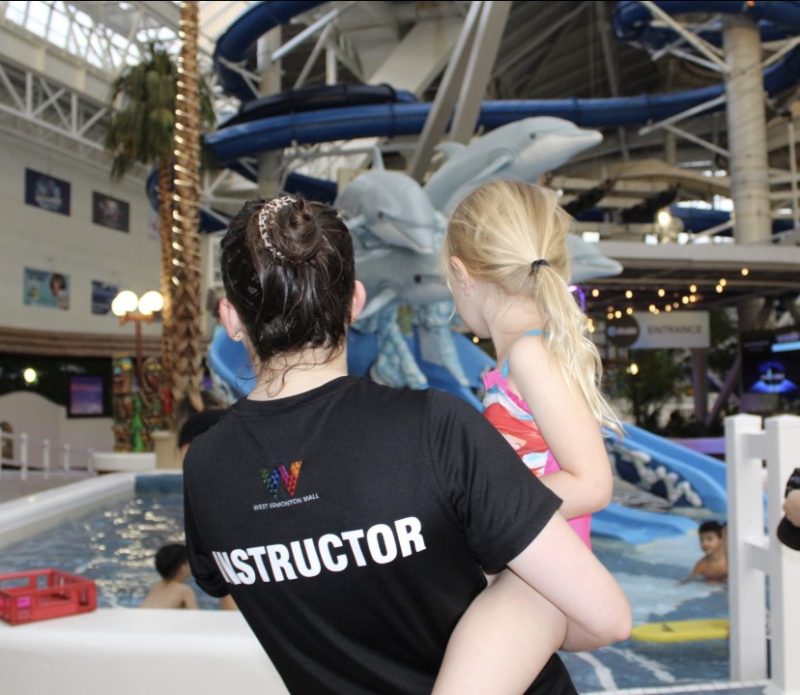 Your Kids Can Take Swimming Lessons At The World Water Park In West Edmonton Mall Edmonton Mama
